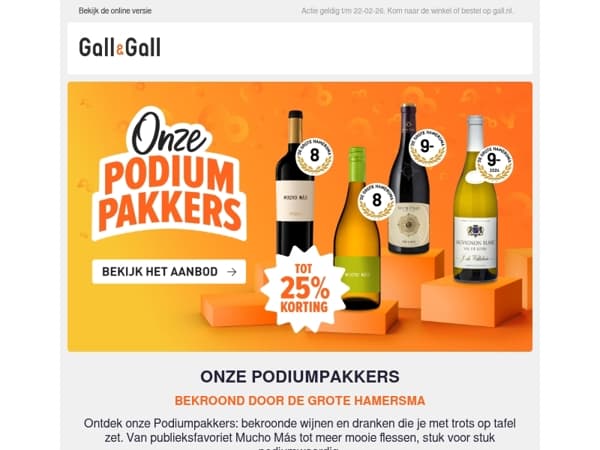 Onze Podiumpakker Mucho Mas nú voor €5,89