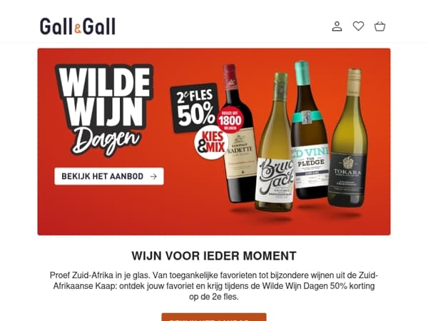 Rood, wit of rosé? 2e fles 50% korting
