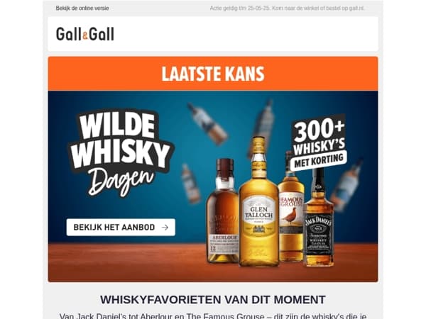Laatste kans: whiskydeals die je niet wilt missen