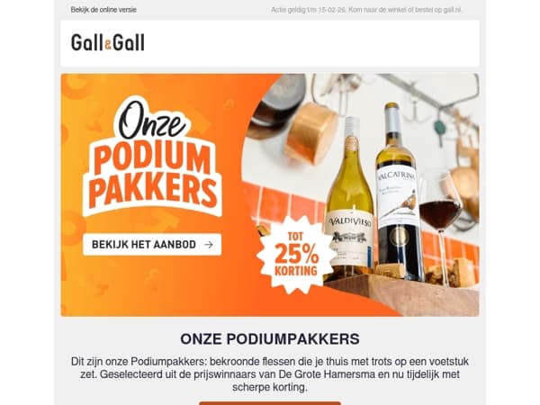 Ontdek al onze prijswinnende wijnen