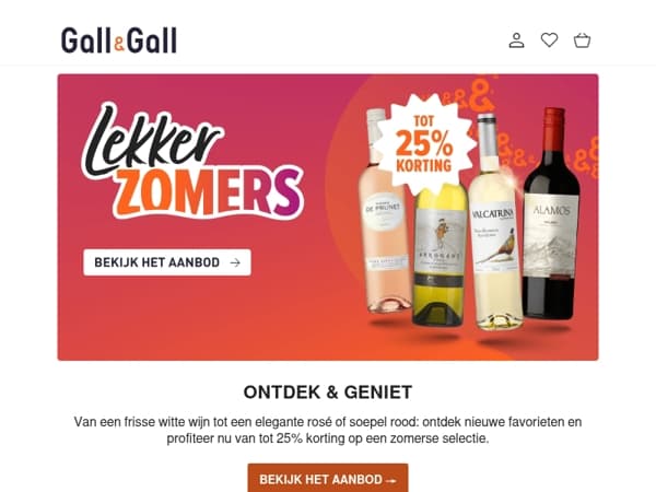 Zomerse wijnfavorieten met voordeel