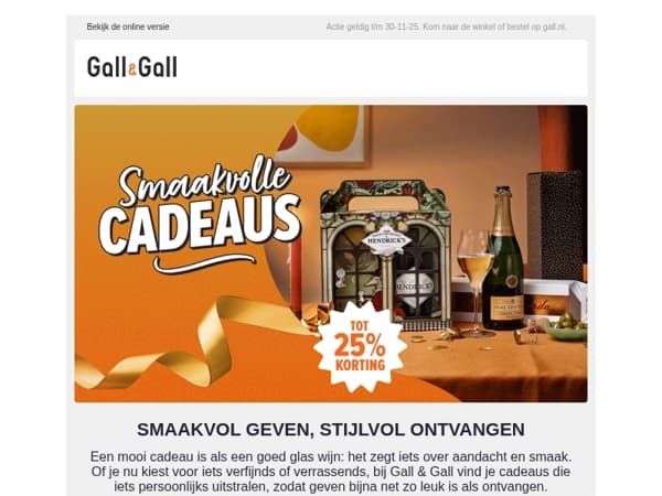 Opzoek naar een feestelijk cadeau? ontdek ze bij ons 🖤