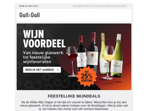 🖤 Feestelijke topwijnen met extra voordeel voor jou