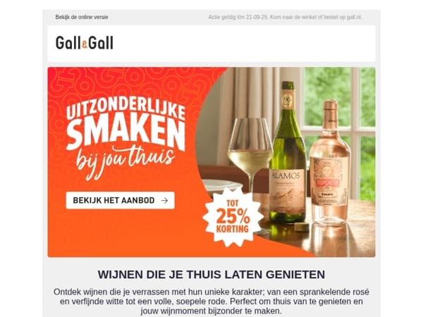 Uitzonderlijke wijnen voor elk moment