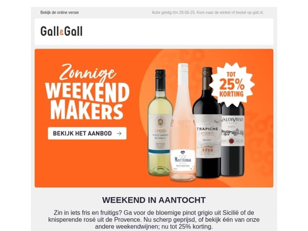 Weekendtip: rosé & pinot grigio