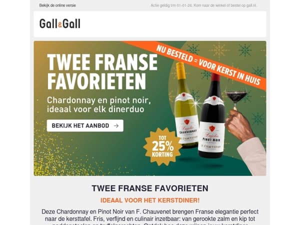 Nu besteld = voor Kerst in huis! ✨