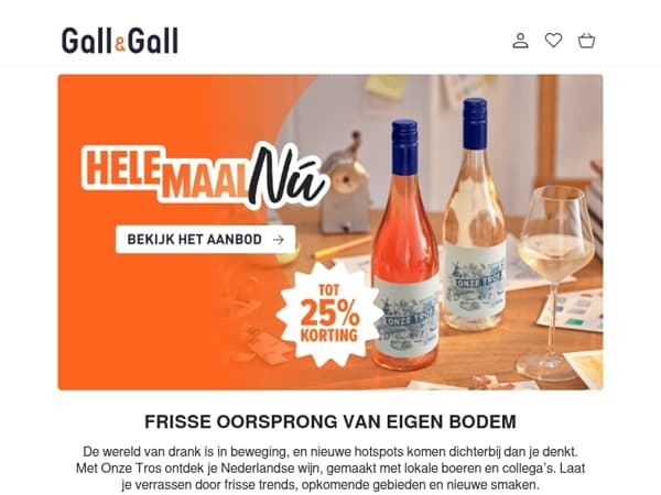 Wijn van Nederlandse bodem &