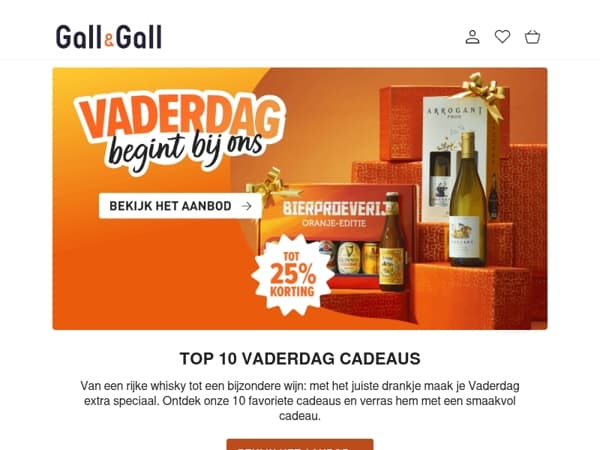 Top 10 cadeaus voor Vaderdag!
