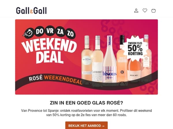 Welke rosé schenk jij dit weekend?