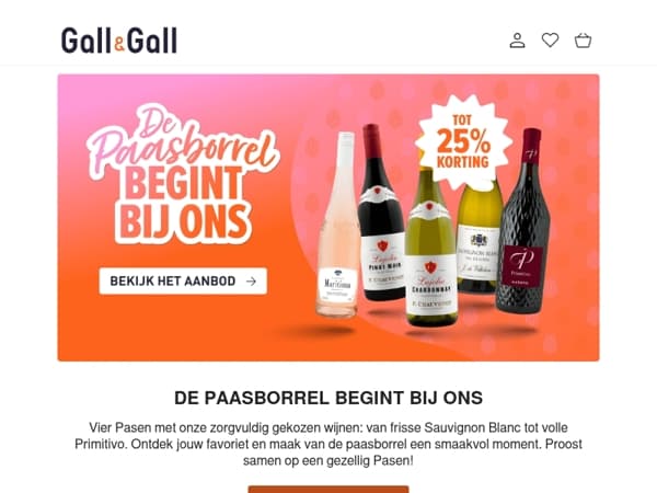 De Paasborrel begint bij ons🥚