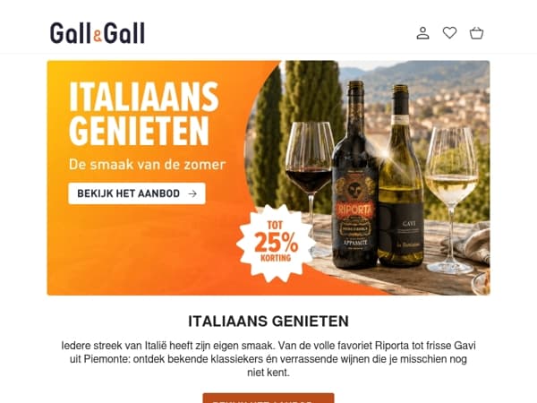 Italiaanse favorieten wachten op je