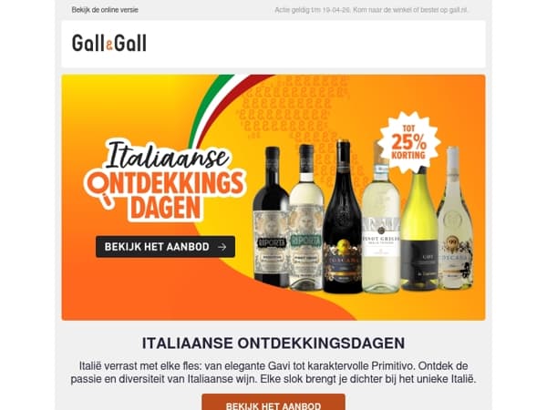 Italiaanse ontdekkingsdagen 🇮🇹