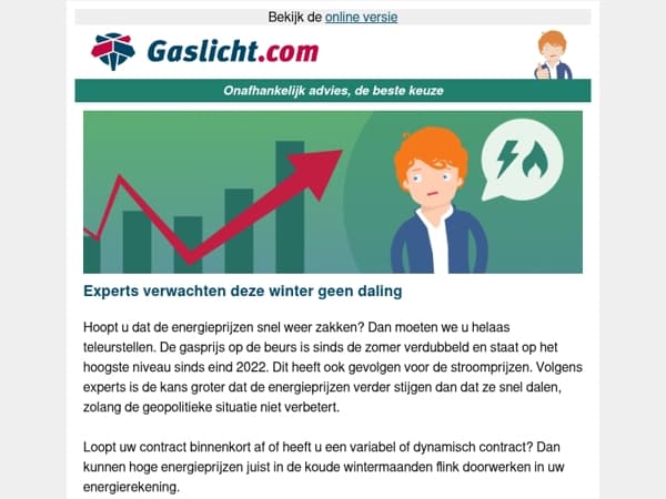 Wachten op lagere energietarieven? Dat kan u geld kosten
