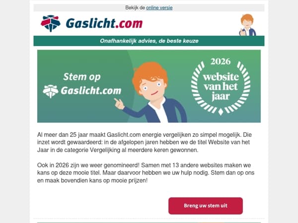 Helpt u Gaslicht.com aan de titel Website van het Jaar 2026?