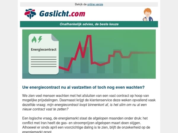 Energieprijzen vastzetten, of toch wachten? Ons advies voor u