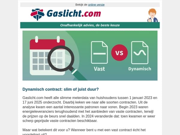 Dynamische contracten onder de loep + het Telegraaf Energiespreekuur