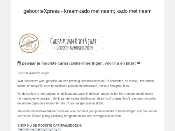 🎭 Bewaar je mooiste carnavalsherinneringen ❤️