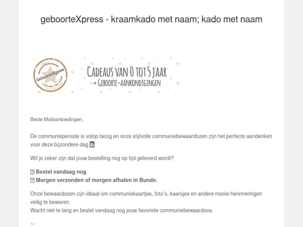 🕊️ Communie bewaardozen ✨ Vandaag besteld, morgen verzonden