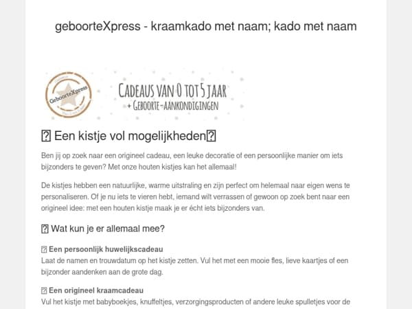 Ontdek onze houten kistjes 🤎