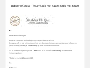 ❤️💛💚 bewaardozen Carnaval, nu met korting!