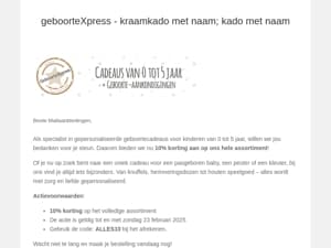 10 % korting op ALLES! ✨