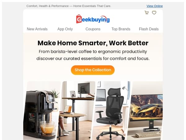 Start Your Day Right: Brew, Work & See Better at Home. 🏡🌟