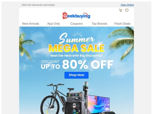 Up to 80% OFF — Can You Resist These Summer Offers? 🔥