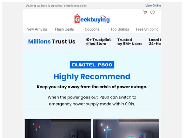 🌈 Portable Power Station, Say Goodbye to Outage Worries. ⚡