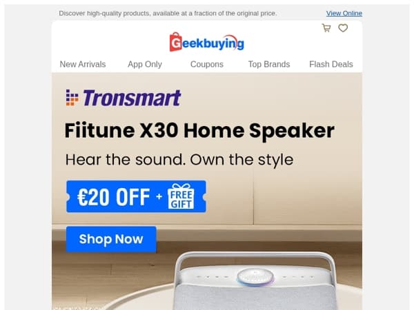 🎵Hear the Sound, Own the Style — Fiitune X30 Launch with FREE Speakers!