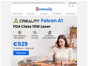 [Global Launch] Creality Falcon A1: The Ultimate FDA Class 1 Laser for Hobbyists!🔥