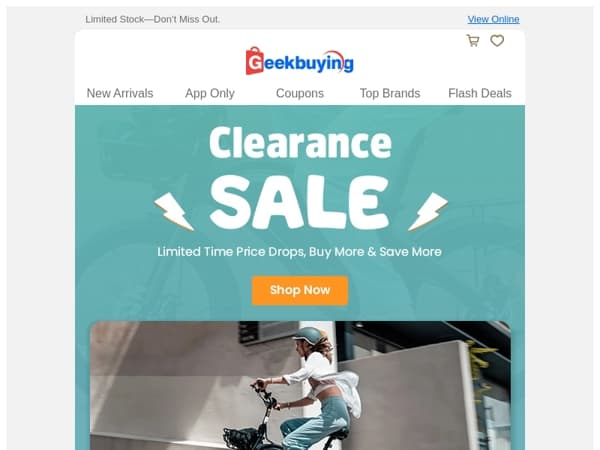  👋 Clearance Countdown: Get Yours Today and Save!