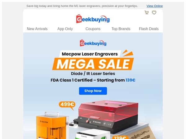 ⚡ Big Sale Alert! Mecpow Deals Start at €139