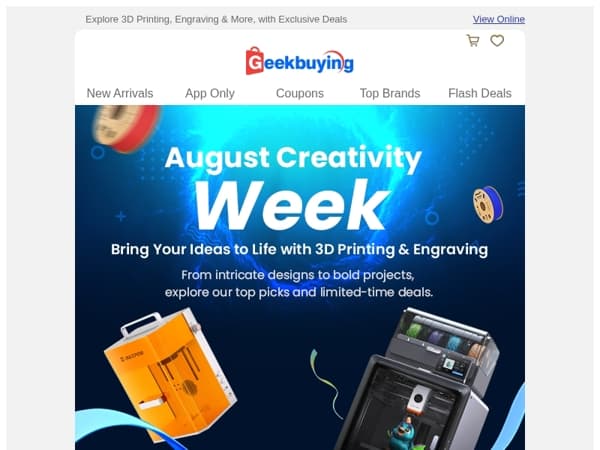 Bring Ideas to Life This August! ⚡