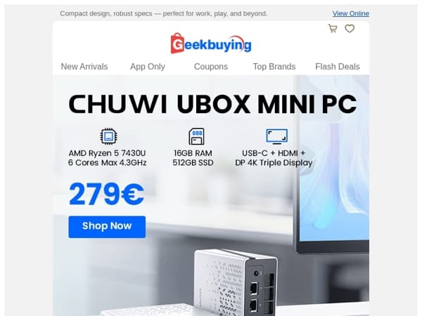 🚀 CHUWI Mini PC Launch — Small Body, Big Possibilities!