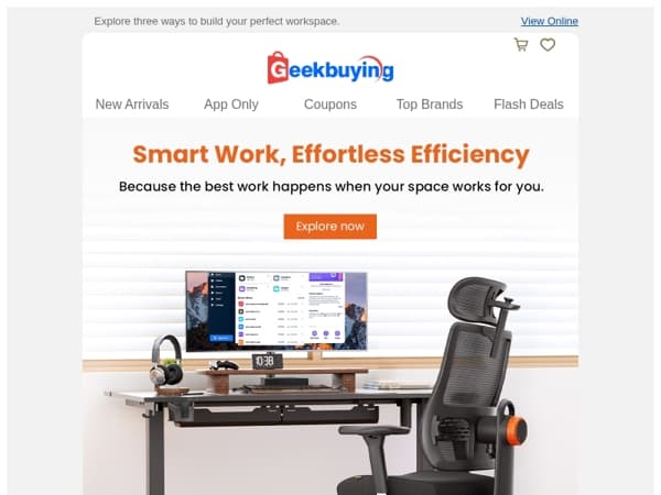 🎊Redefine Your Workday — Smart, Comfortable, Effortless! 🏆