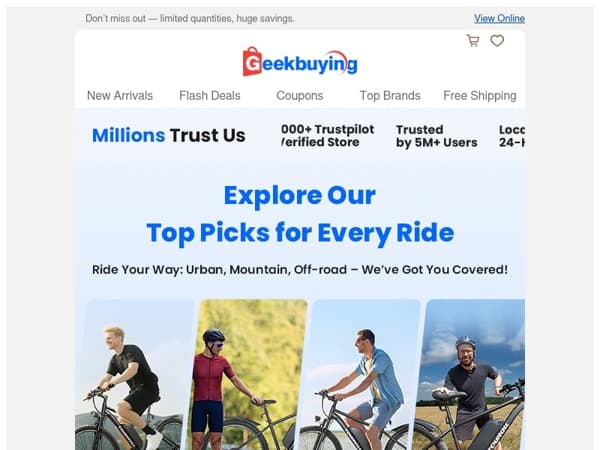 🎊 Ride Loud, Ride Fast — Flash Deals on Electric Rides! 🚲