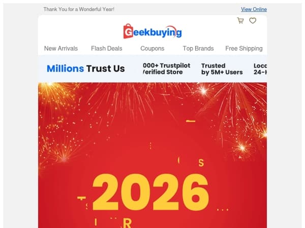 ✨ Wishing You a Joyful 2026! 🎉