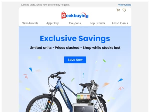 Exclusive Savings — Save Today, Limited Time! 💌