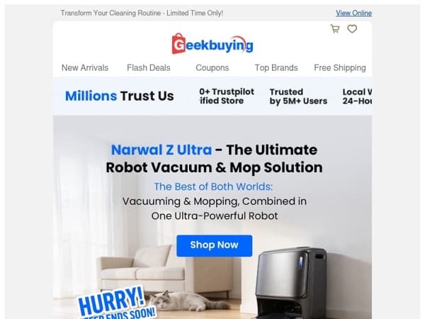 🎯 Special Offer on Narwal Z Ultra Vacuums! 🏠