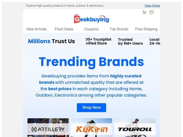 Limited-Time Savings on Trending Brands! 🎊✨