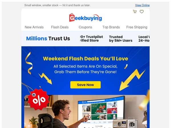 Hurry! Weekend Flash Sale Ends Soon... ⚡