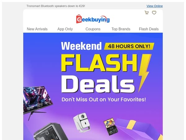 🔥 Weekend Flash Sale Starts Now! 