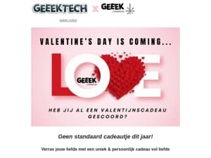 Mail! Heb jij je Valentijnscadeau al in huis?