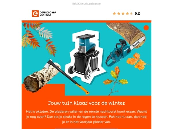 Tuin winterklaar? Doe het nu!