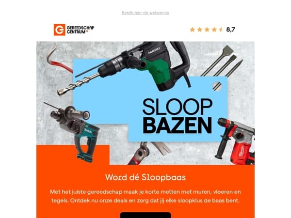 Breek alles met gemak
