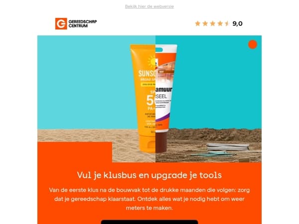 Is jouw klusbus al klaar voor het nieuwe seizoen?