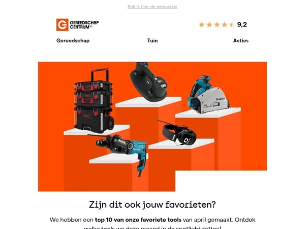 Onze top 10 favoriete tools van de maand