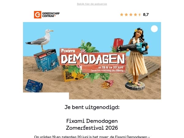 Uitnodiging: Fixami Demodagen – Zomerfestival 2026