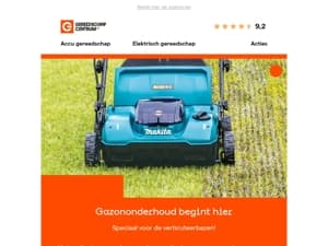 Maak je gazon zomerproof met verticuteergereedschap