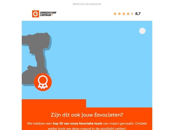 Onze top 10 favoriete tools van de maand